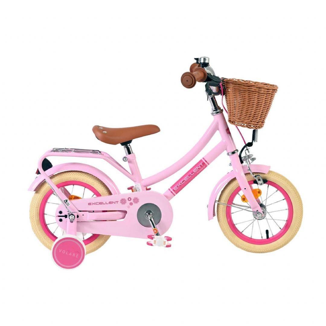 Excellent cykel 12 tommer Pink Børnecykel 512261