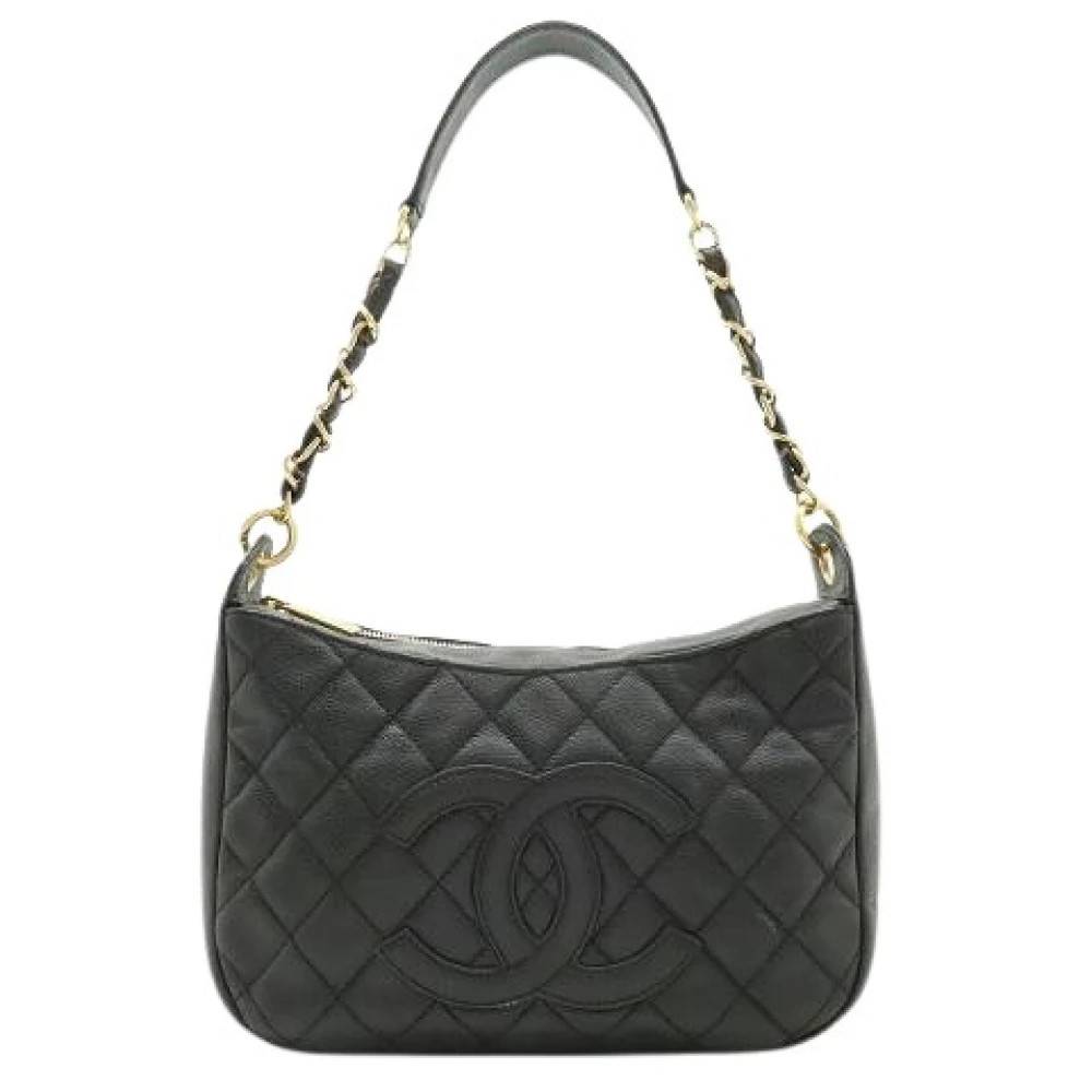 Chanel Vintage - Pre-owned Matelasse Caviar Axelremsväska Vintage - Dam - ONE Size - Läder