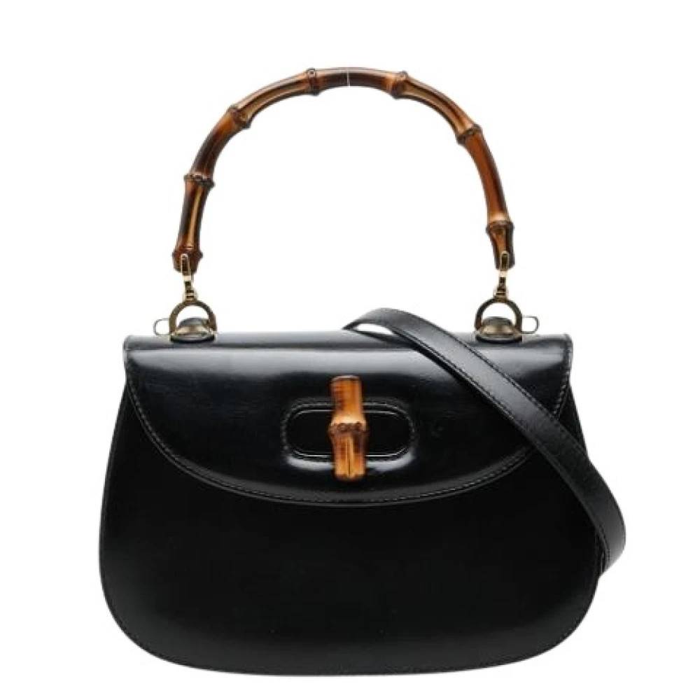 Gucci Vintage Pre-owned Vintage Håndtaske - Vintage - Dame - Sort - ONE SIZE - Uld