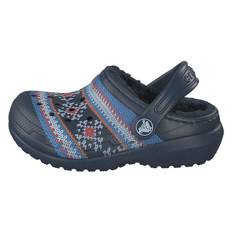 Classic Printed Lined Clog K Navy, Unisex, Skor, Sandaler och Tofflor, sandaler, Blå, EU 23/24 (EU 23/24)