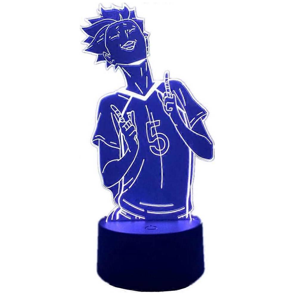 Anime Led Nattljus Cool Tendo Satori Figur Led 3D Lampa Nattlampa Barn Sovrum Inredning Födelsedag