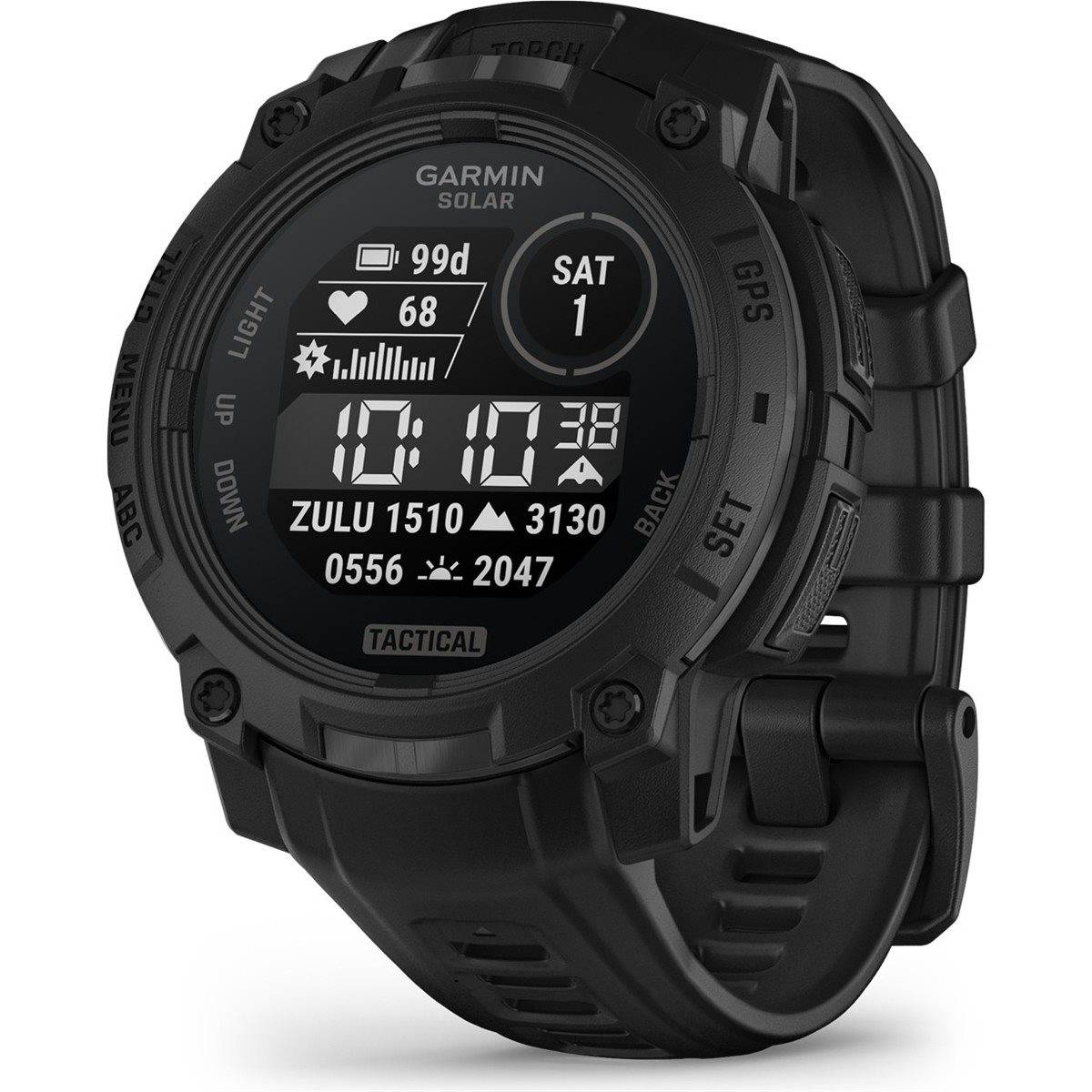 Träningsklocka Garmin Instinct 3 Tactical Edition Solar 45mm Black - Svart (45)