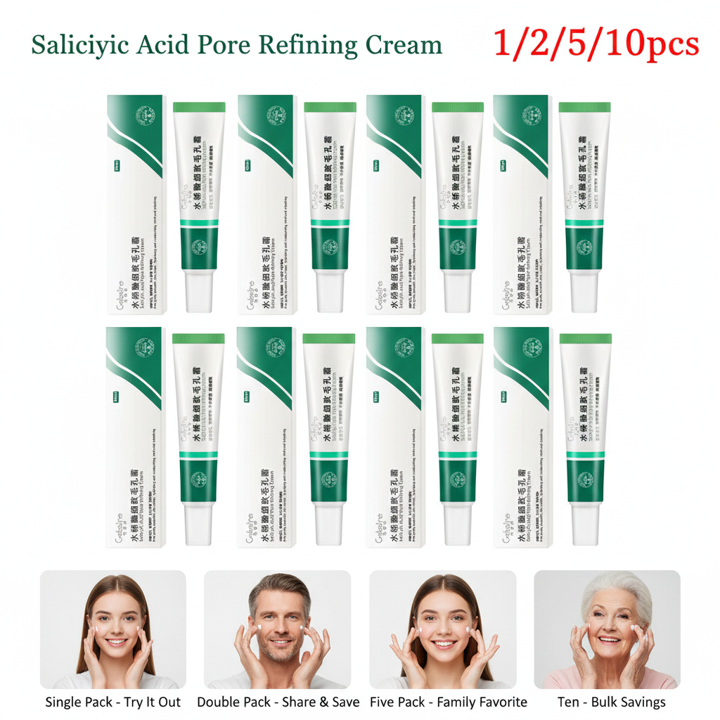 30ml  Salicylic Acid Pore Shrinking Cream For Clear Skin Care Moisturize Salicylic Acid Serum