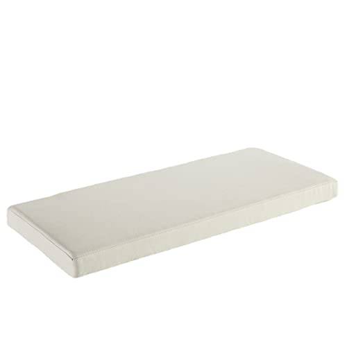 AFEBOO bänkdyna för 2/3-sits inomhus och utomhus, trädgårdsbänkdyna, gungstolsdynor, mjuk och tvättbar halkfri sittdyna för uteplats, kök, matbänk och gungstol (beige, 70 x 35 x 5 cm)