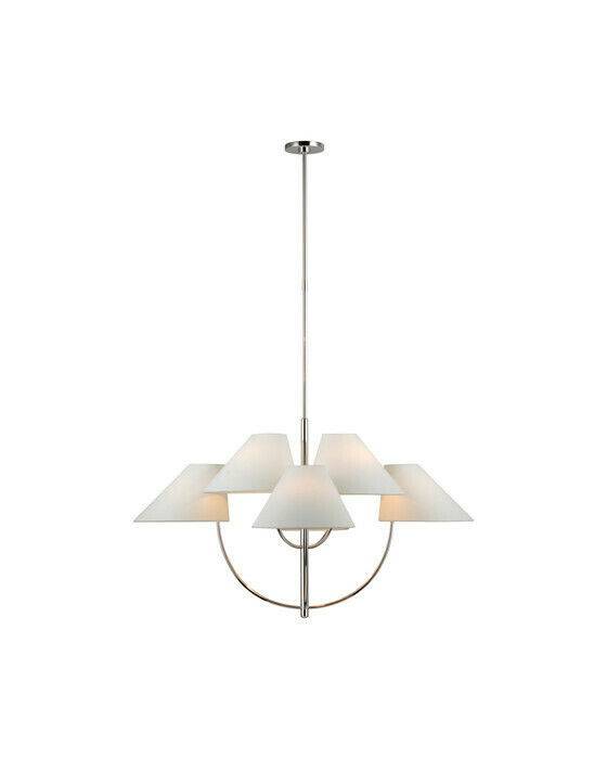 Visual Comfort Kinsley takkrona dubbel nickel - Silver