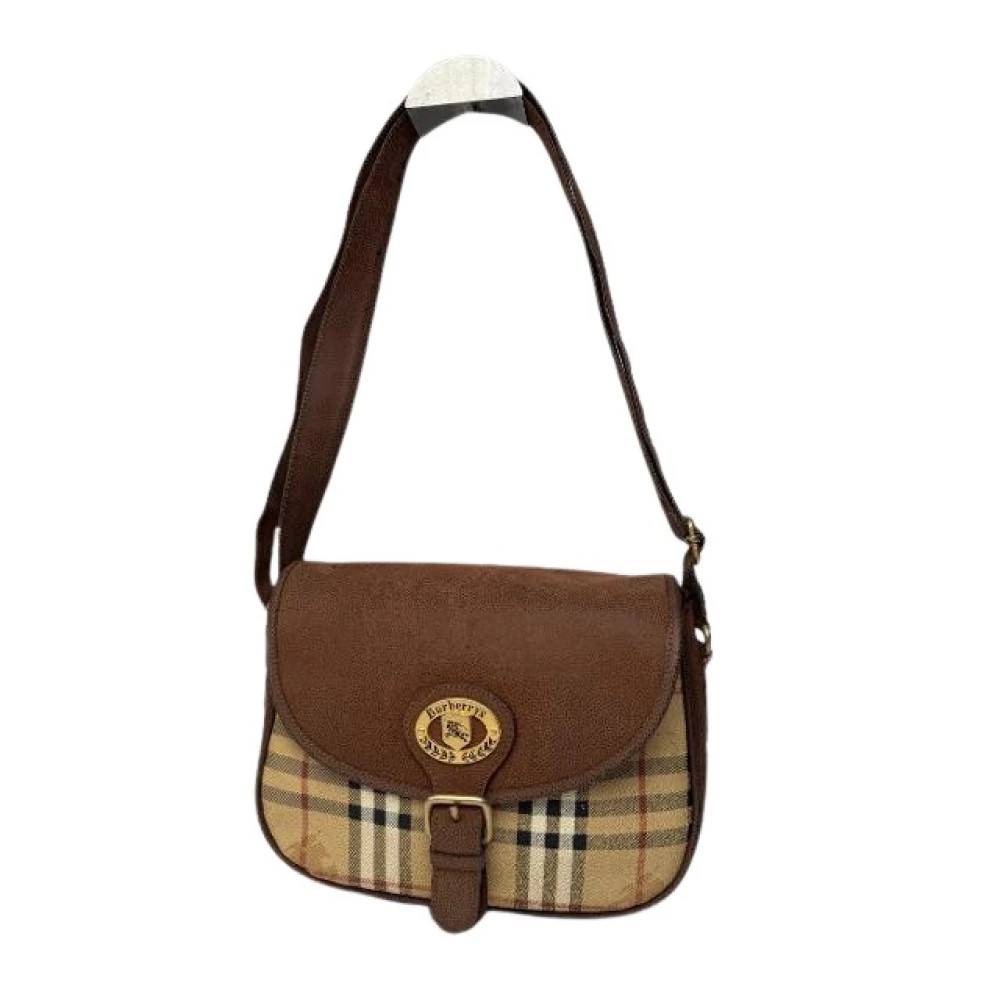 Burberry Vintage - Pre-owned Läder Axelremsväska Vintage - Dam - ONE Size - Läder