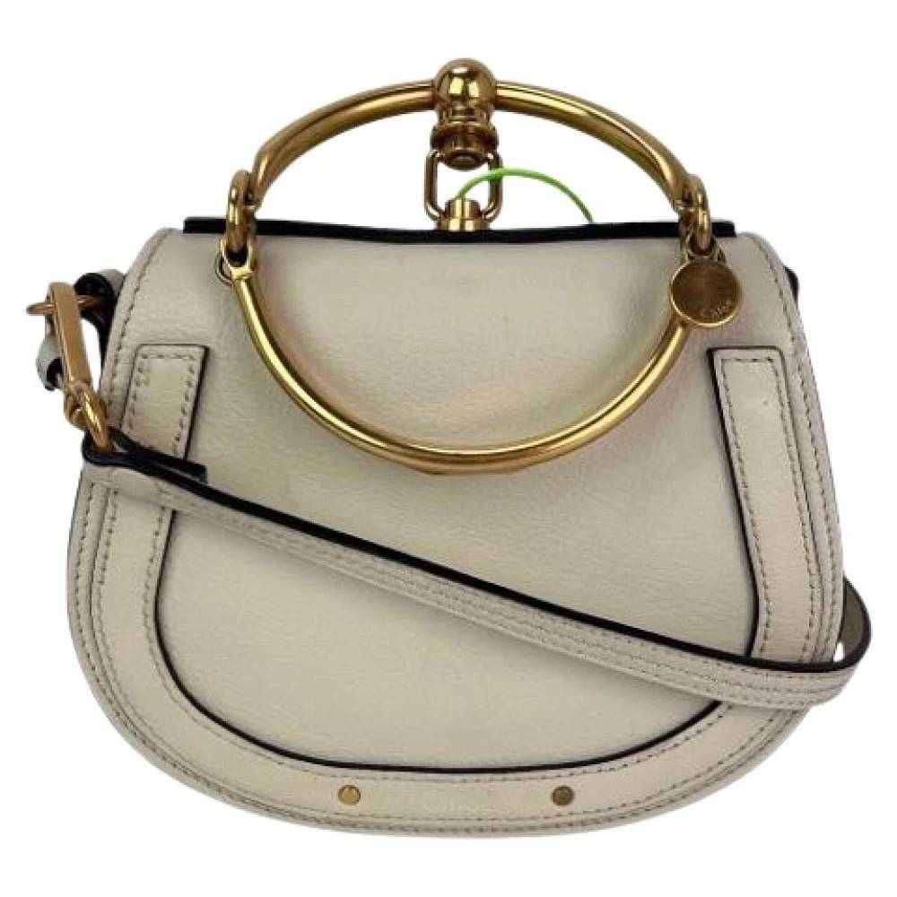 Chloé Pre-owned Pre-owned Håndtaske - Vintage - Dame - Hvid - ONE SIZE - Læder