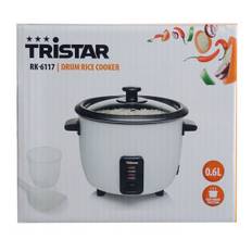 Tristar RK-6117 Reiskocher 0,6L Edelstahl weiß