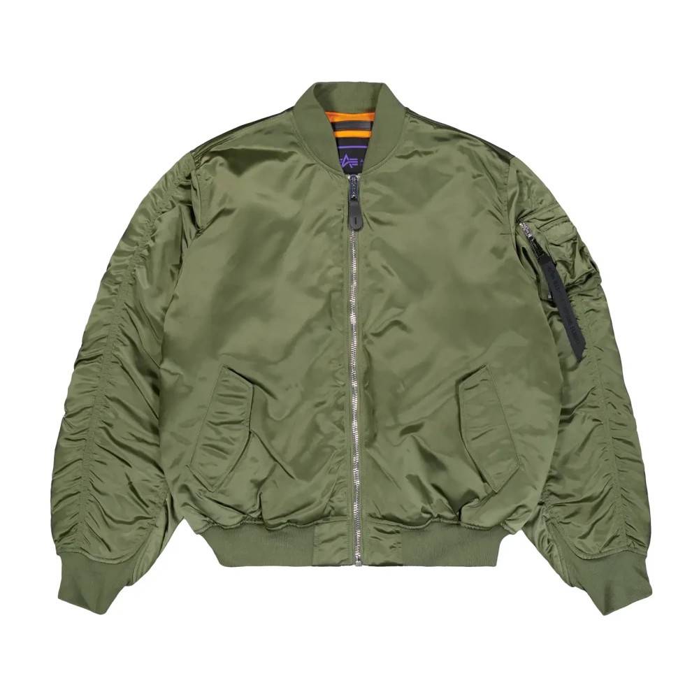 Alpha Industries Ma-1 UV Bomber Jacket - Jakker - Herre - Grøn - XS - Polyester
