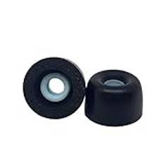 Aoyygg Skumöronproppar för Sony WF-1000XM5 öronsnäckor, minnesskum öronspetsar för Sony WF-1000XM5 öronproppar kudde öronsnäckor hörlurar tillbehör (svart L)