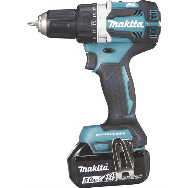 MAKITA BORE-/SKRUEMASKINE 18V DDF484RT3J M/3XAKKU & LADER