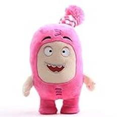 18 cm Oddbods Soft Plysch Söt Plysch Oddbod Cartoon Treasure Soldier Doll Leksakspresenter for barn (lila) (Color : Pink)