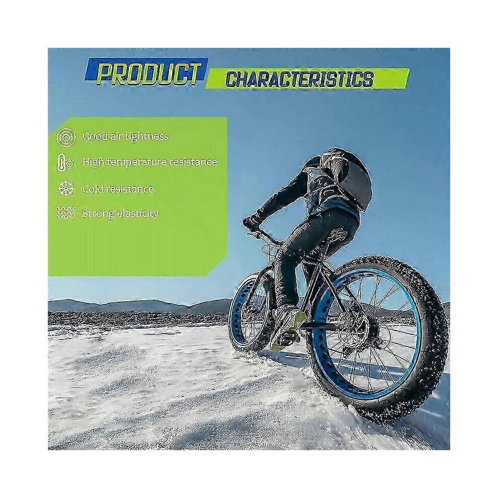 new 2 Pack 20X4.0 Fat Bike Tube with AV 32mm Valve, Bike Tubes