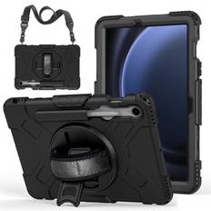 Stødsikker Hybridcover Samsung Galaxy Tab S9 FE sort