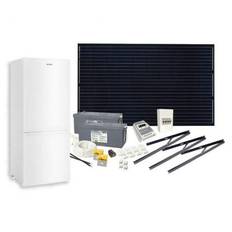 Solcellspaket 300W med kylskåp 132l Sunwind