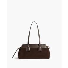 Greta Shoulder bag Suede Chocolate