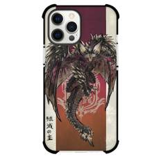 Monster Hunter Nergigante Phone Case For iPhone Samsung Galaxy Pixel OnePlus Vivo Xiaomi Asus Sony Motorola Nokia - Nergigante Flying Pose Violet Background