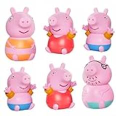 TOOMIES E73159 Tomy Peppa, Daddy Pig, Peppa & George Squirters, Baby, Kids Toys for Water Play, Fun Bath Accessories for Babies & Toddlers, Suitable for 18 Months, 2, 3 & 4 Year Olds,Pink