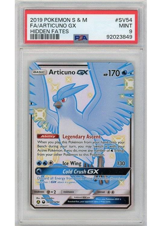 Articuno GX - SV54/SV94 - PSA 9.