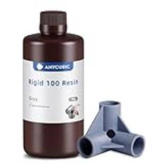 ANYCUBIC Rigid 100 Resin, 3D Printer Resin, Ultrahög Temperaturbeständighet, Hög Seghet, Bred Kompatibilitet för LCD 3D-Skrivare, Grå 1KG