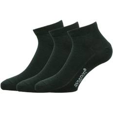 Avignon Merinostrumpor Sneaker Low 3-Pack Basic Svart