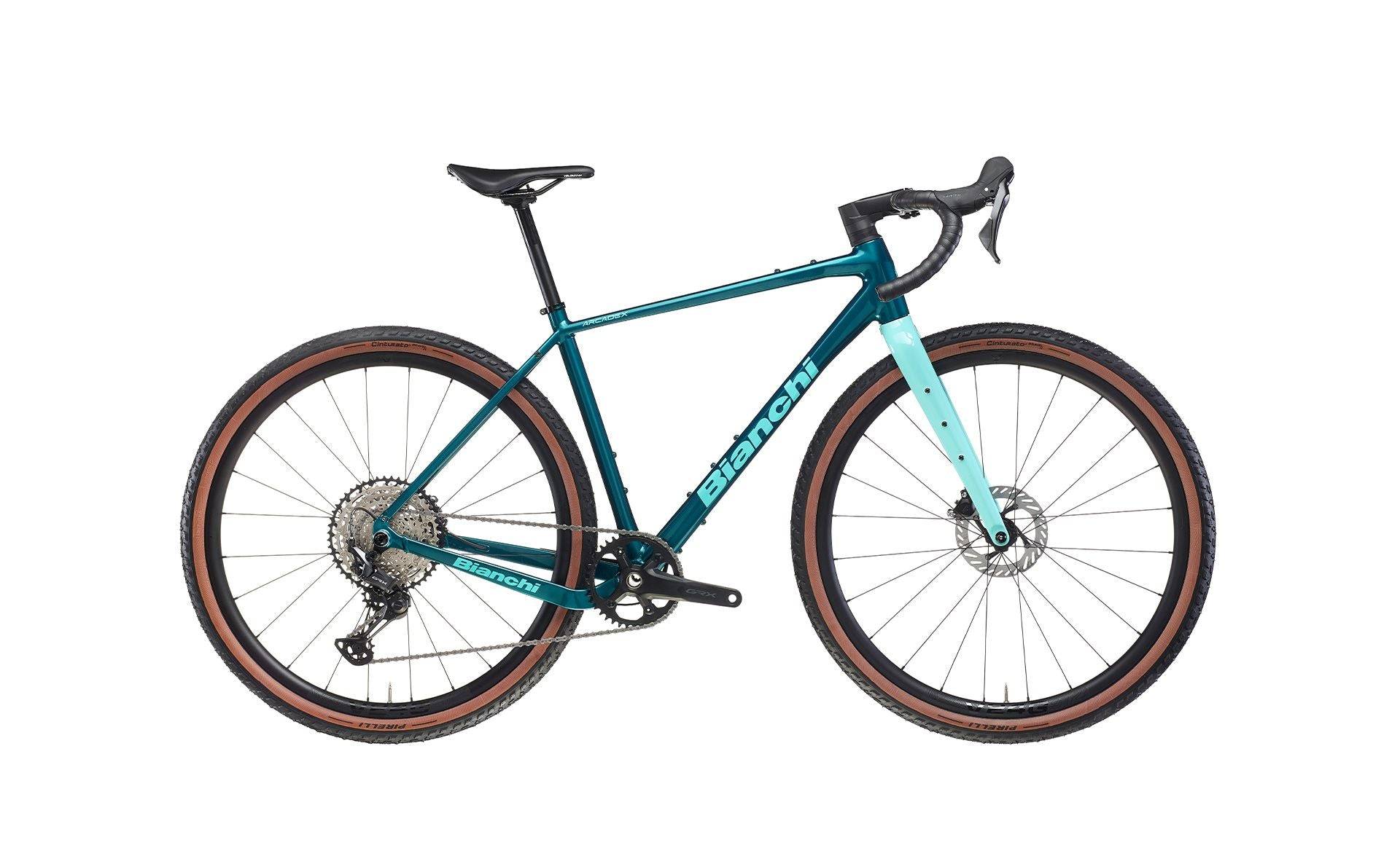 Bianchi Arcadex AL 2026 - Shimano GRX 610/822 1x12sp - Velomann V22G - 023 / MD / U9: Turchese-CK16 (MD)