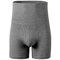 herr magekontroll body shaper shorts, tight butt lifter boxer kort stretch hög midja gördel shapewear underkläder