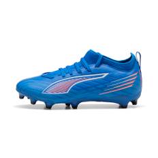 PUMA ULTRA 6 MATCH FG/AG Football Boots Youth, Shoes, Ultra Blue/White/Glowing Red, 30 - Glowing Red - 30