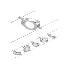 Paulmann - Wire RoundMac LED-vajersystem, 5 lampor, krom