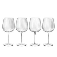 Luigi Bormioli Gin & tonic glas burgundy Optica 4-pack 75 cl - Transparent