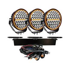 Strands Komplett Kit 3X Siberia NRS 9" Extraljus LED