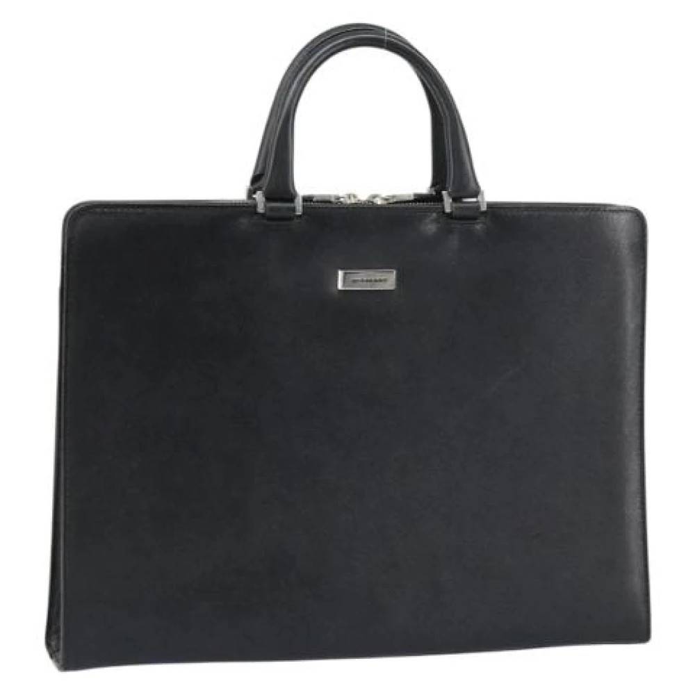 Burberry Vintage Pre-owned Vintage Håndtaske - Vintage - Dame - Sort - ONE SIZE - Læder