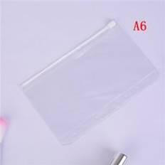 1pc a5/a6/a7 transparent förvaringsväska skolkontorsmaterial arkivhållare klar väska dokument organisation - A6