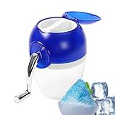 Tamoiup Snow Cone Machine Shaved Ice, Handhållen Snow Ice Machine | Manuell Ice Shaver Ice Maker Crusher,Manuell snökon maskin iskross, handvev israkmaskin för hem, utomhuspicknick