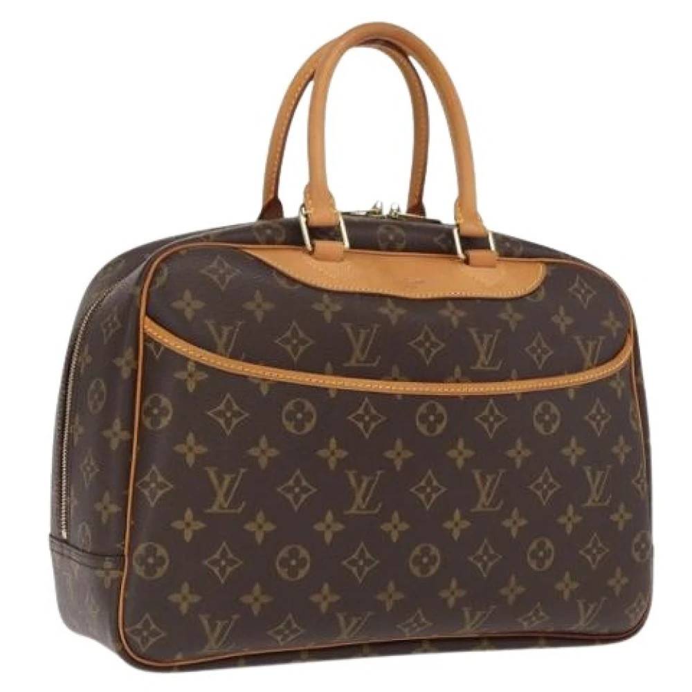 Louis Vuitton Vintage Pre-owned Canvas Håndtaske - Vintage - Dame - Brun - ONE SIZE -