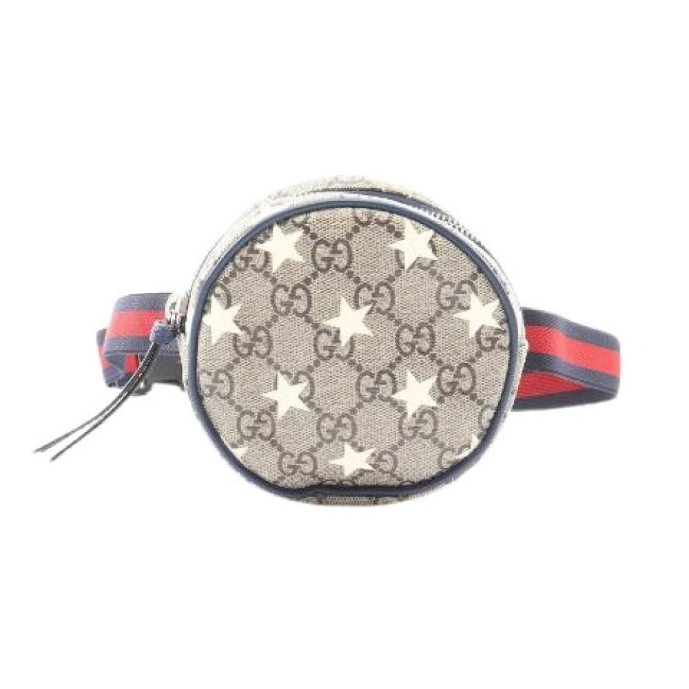 Gucci Vintage - Pre-owned GG Supreme Star Midjeväska Vintage - Dam - ONE Size - Läder