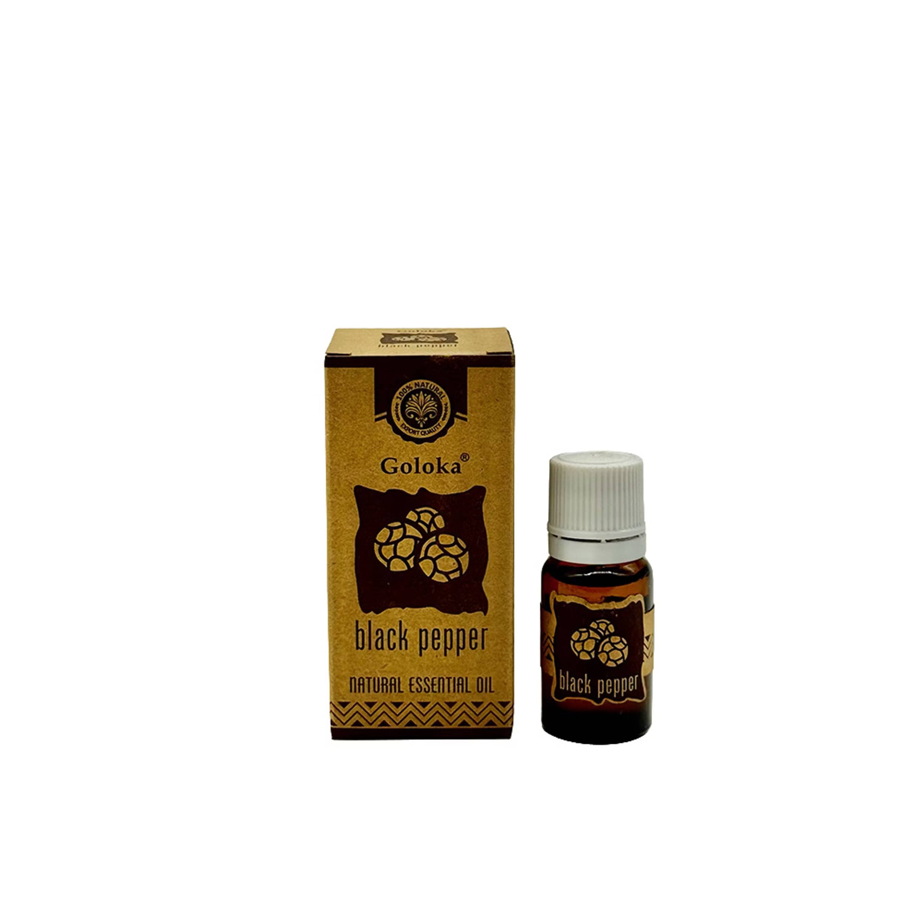 Svartpeppar, Black Pepper, Eterisk Olja 10ml, Goloka