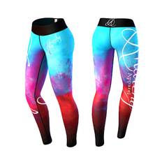 Blasphemy Leggings - Turquoise/red / m