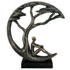 Casablanca, Daydreamer tree, 32 cm figur med bronze