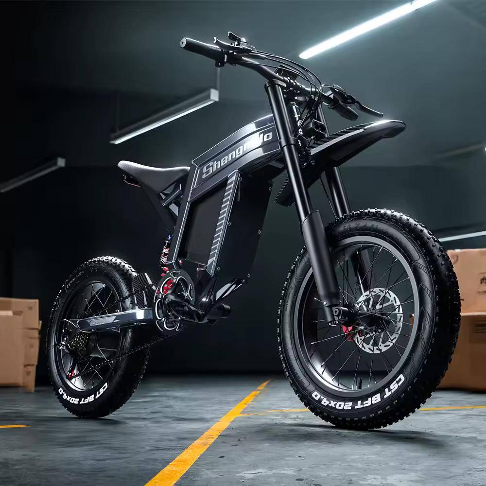 Shengmilo S900 Electric Bike for Adult 1500W Motor 60V30Ah Battery Mountain Off-road Motorcycle 20*4.0 Inch Fat Tire Ebike