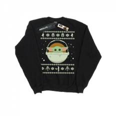 Star Wars Womens/Ladies The Mandalorian The Child Jultröja L svart