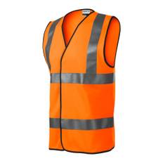 Refleksvest Hv Lys Orange