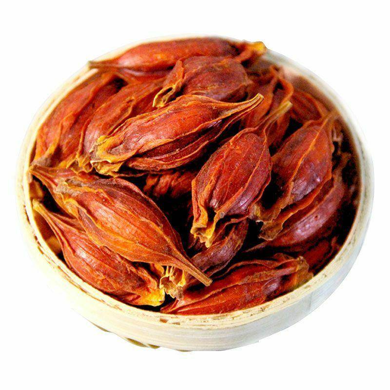 100% naturlig Cape Jasmine Frukt Gardenia Zhi Zi Kinesiska specialörter partiklar