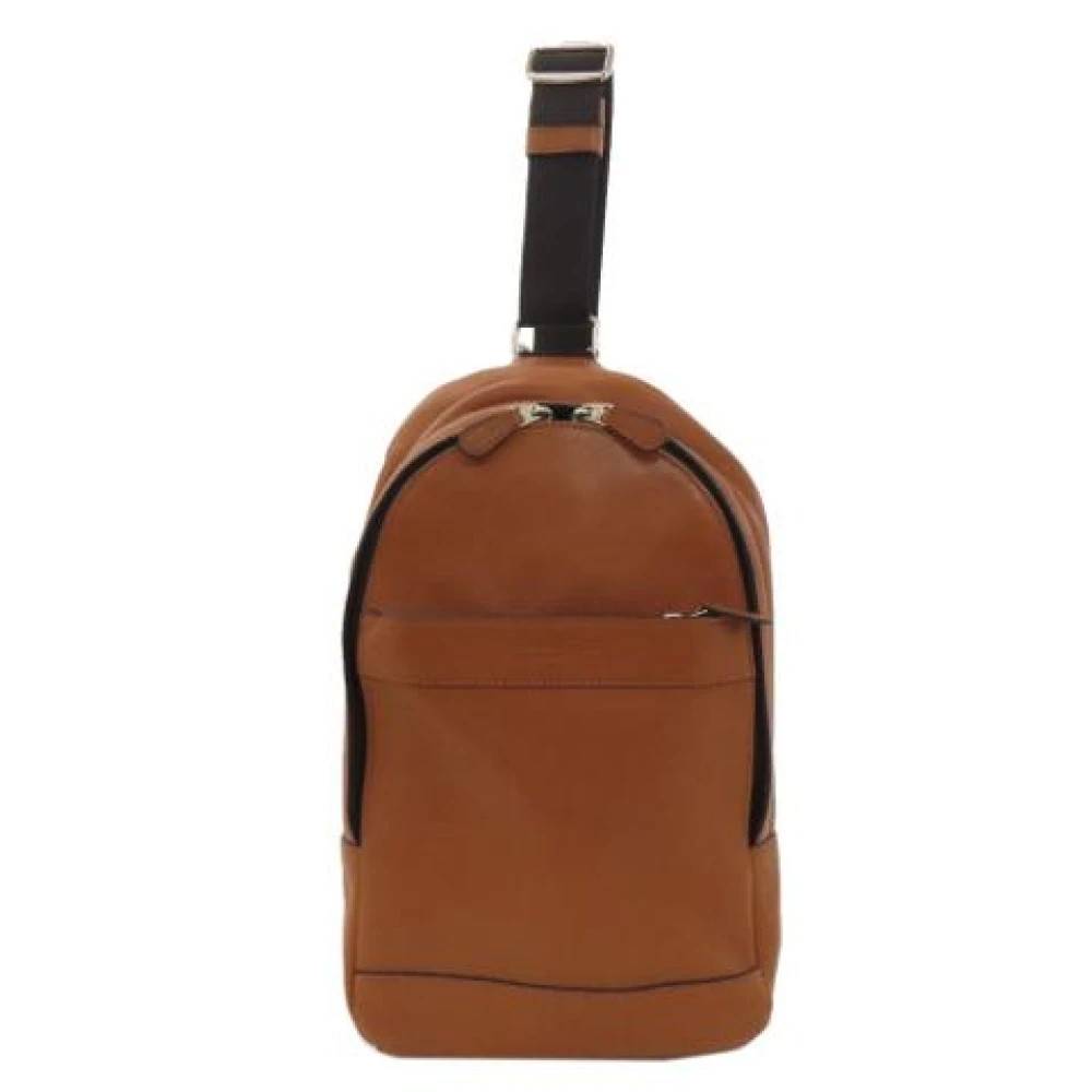 Coach Pre-owned Pre-owned Læder Crossbody Taske - Vintage - Dame - Brun - ONE SIZE - Læder