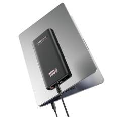 VEEKTOMX 100W Laptop Power Bank 20000mAh Powebank QC4.0 PD3.0 snabbladdning bärbar laddare MacBook med 100W USB C till C laddningskabel kompatibel Dell/Asus/iPhone/Galaxy/Switch/Steam Deck