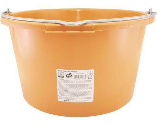 Murarhink GRIPLINE proffs m. handtag f. kranlyft orange 40L TÜV/GS-certifierad