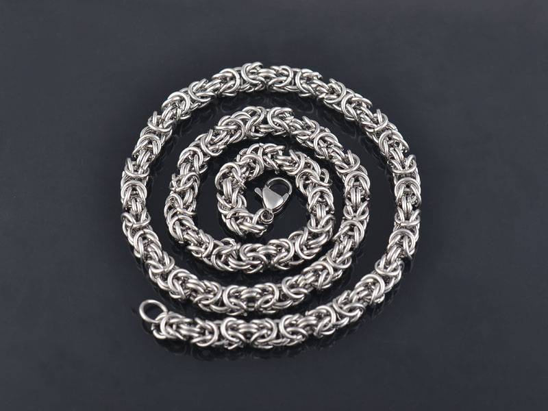 Kungalänk - Kejsarhalsband 316L Rostfritt Stål 50g 6mm*510mm