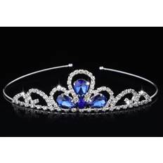Tiara/diadem miss Abigale, blå