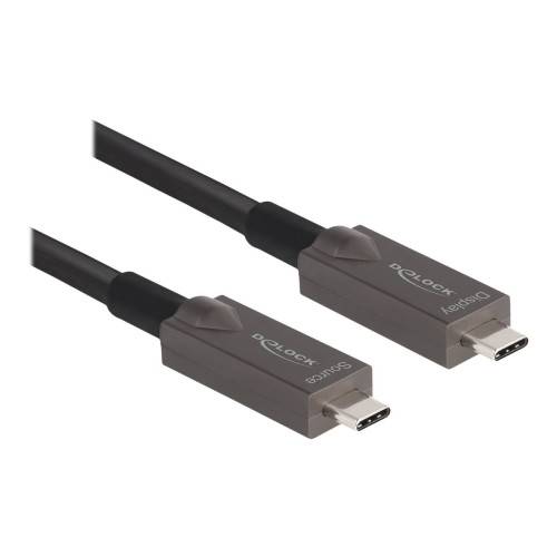 Delock - USB typ C-kabel - 24 pin USB-C till 24 pin USB-C - 3 m