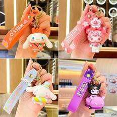 1 st. ny Sanrio stora öronade hund, KT katt nyckelring hänge dekorativt tillbehör, söt Kuromi nyckelringsberlock, liten present, för ryggsäck, plånbok - Multifärgad (Multi-size)